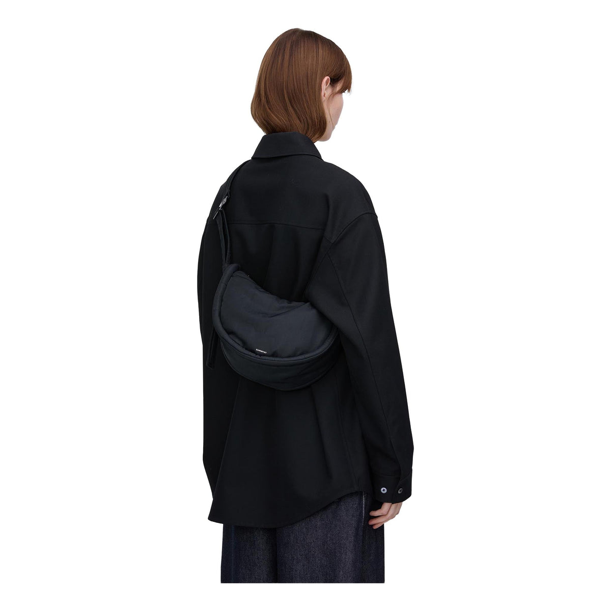 Curve Halfmoon Bag Mini Sandqvist 257103999 Tote Bags 3L / Black