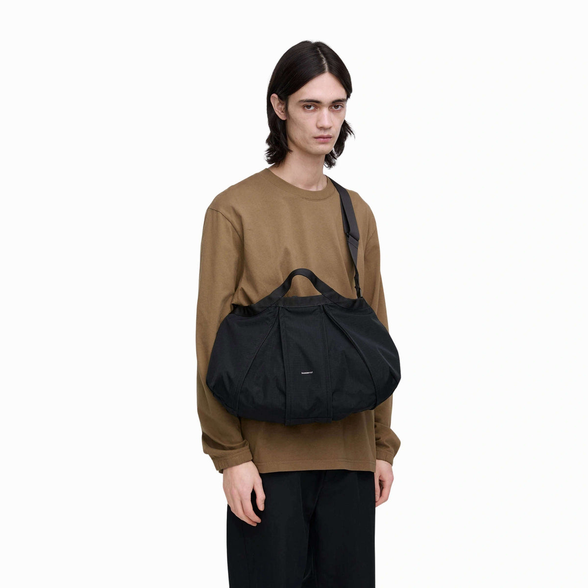 Grid Crossbody Bag Sandqvist 258103613 Crossbody Bags 29L / Olive