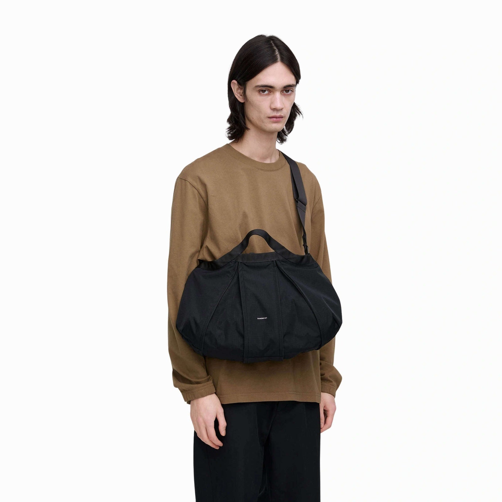 Grid Crossbody Bag Sandqvist 258103613 Crossbody Bags 29L / Olive