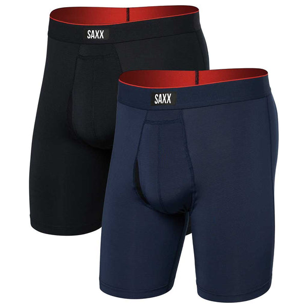 Multi-Sport Mesh Long Boxer Brief 2 Pack SAXX Underwear Underwear