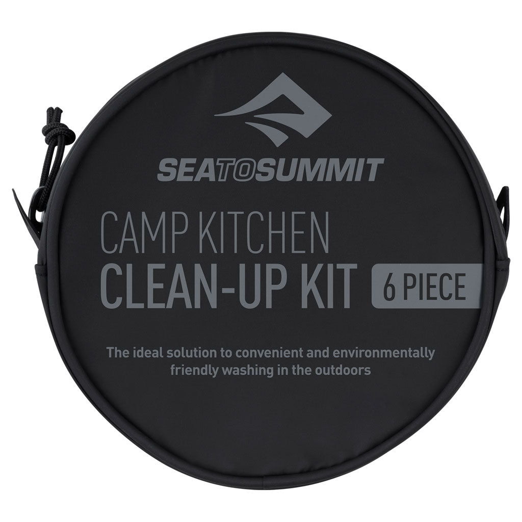 Camp Kitchen Clean-Up Kit Sea to Summit ACK011071-122103 Cooking Accessories 6 Piece Set / Black