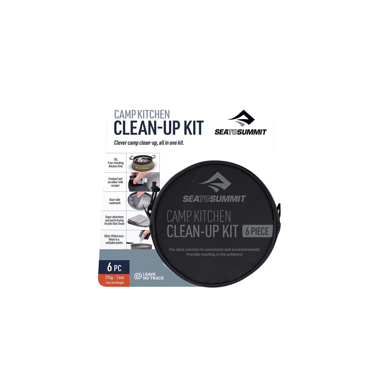 Camp Kitchen Clean-Up Kit Sea to Summit 53701 Cooking Accessories One Size / Green