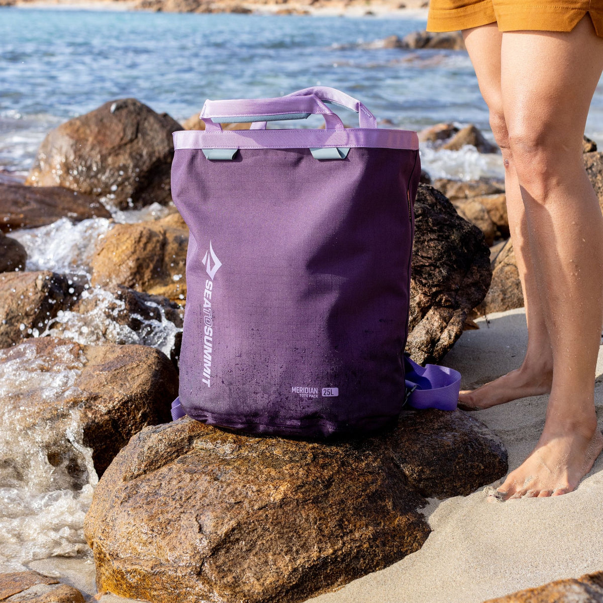 Meridian Waterproof Tote Pack Sea to Summit 59406 Tote Bags 25L / Purple