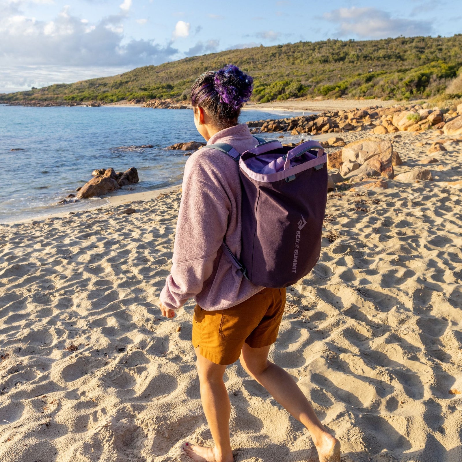 Meridian Waterproof Tote Pack Sea to Summit 59406 Tote Bags 25L / Purple