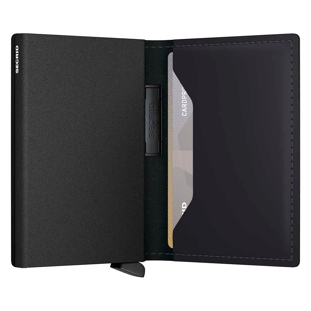 Bandwallet Matte Leather Secrid bma-black-black Wallets One Size / Black/Black