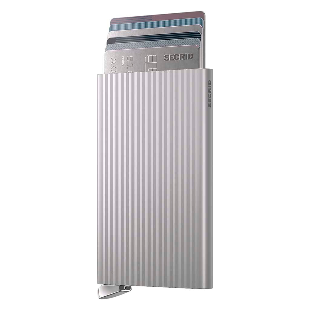 Cardprotector+ Fluted Secrid cfl-silver+ Wallets One Size / Fluted Silver