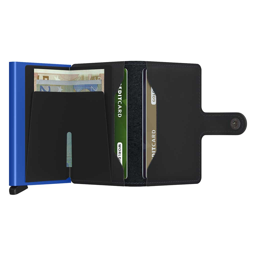Miniwallet Matte Secrid mm-black-blue Wallets One Size / Black/Blue