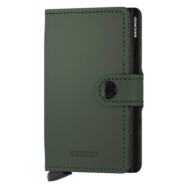 Miniwallet Matte Secrid mm-green-black Wallets One Size / Green/Black