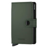 Miniwallet Matte Secrid mm-green-black Wallets One Size / Green/Black