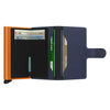 Miniwallet Matte Secrid mm-nightblue-orange Wallets One Size / Nightblue/Orange