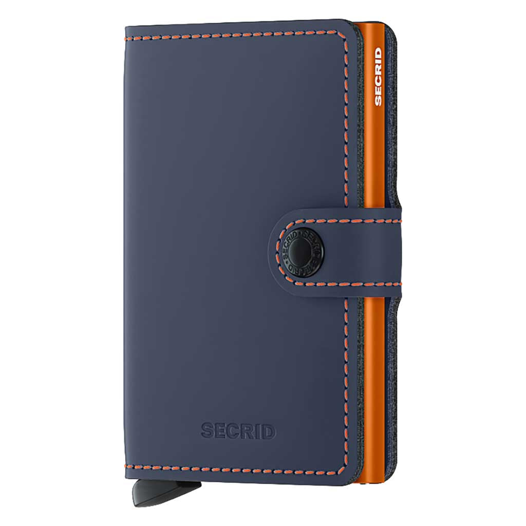 Miniwallet Matte Secrid mm-nightblue-orange Wallets One Size / Nightblue/Orange