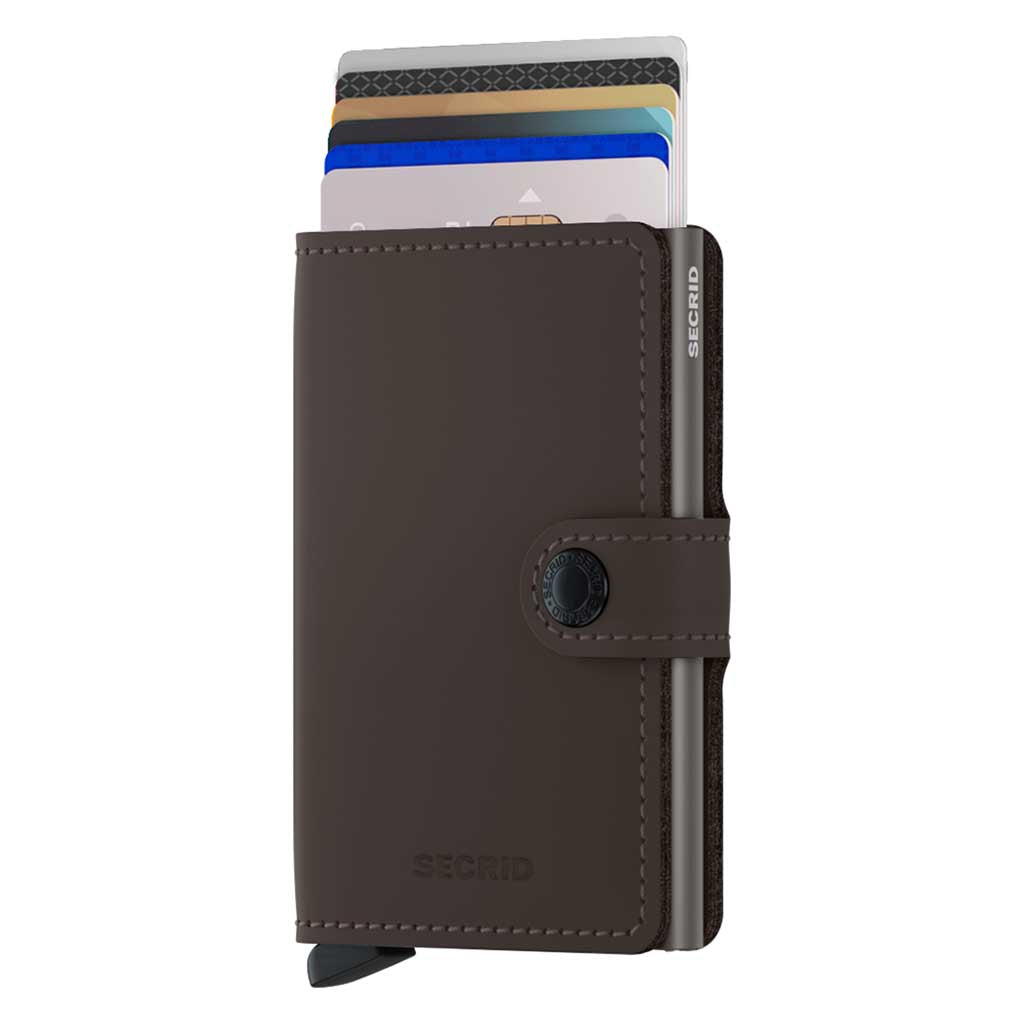 Miniwallet Matte Secrid mm-truffle Wallets One Size / Truffle