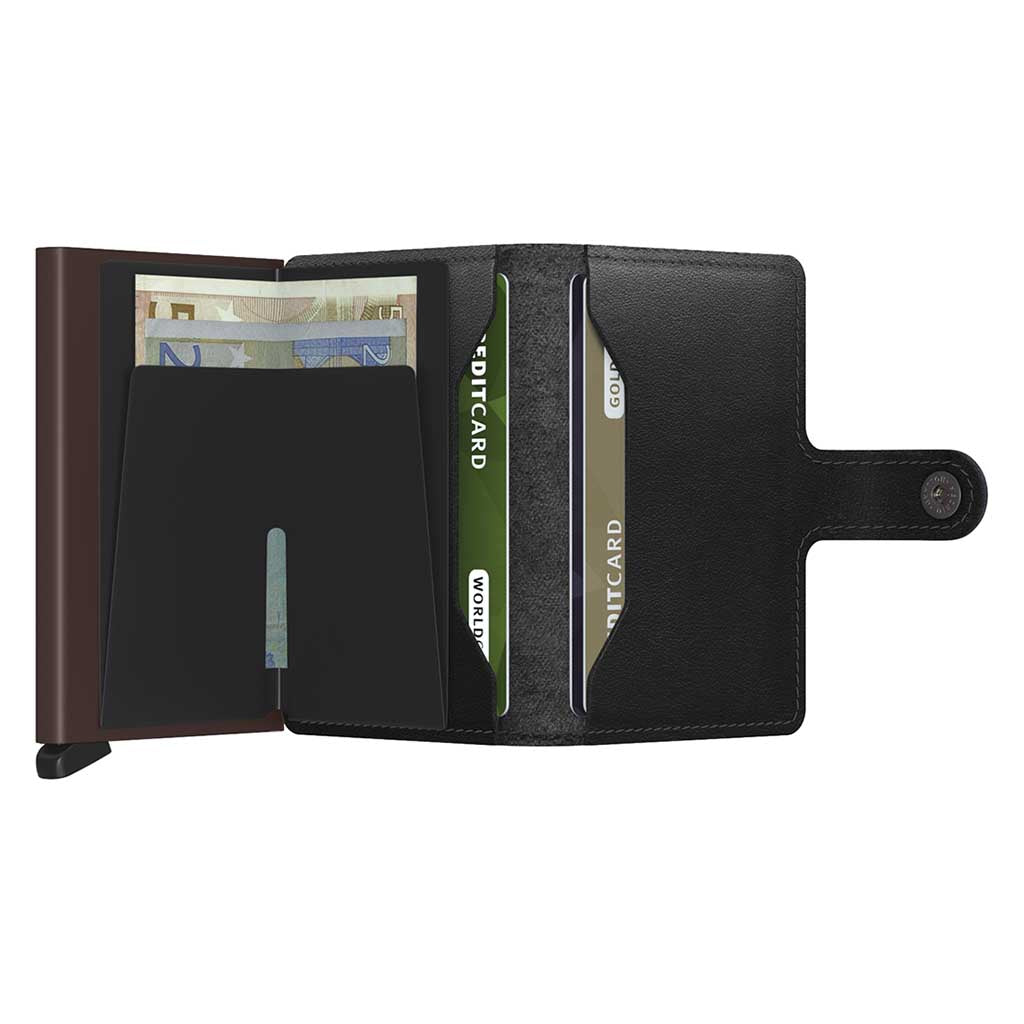 Miniwallet Original Secrid m-black-brown Wallets One Size / Black/Brown