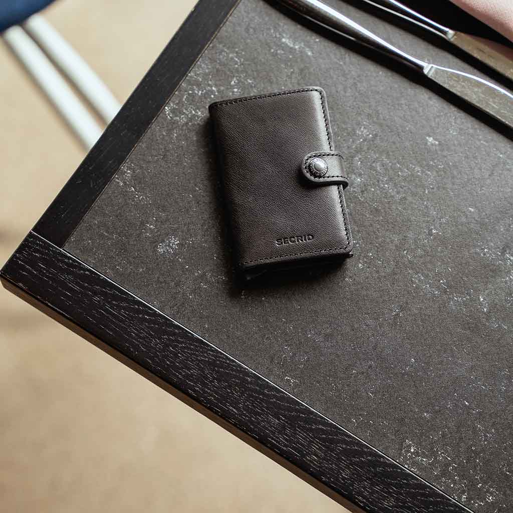 Miniwallet Vintage Secrid mv-taupe Wallets One Size / Taupe