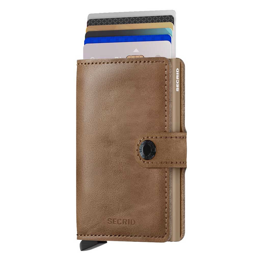 Miniwallet Vintage Secrid mv-taupe Wallets One Size / Taupe
