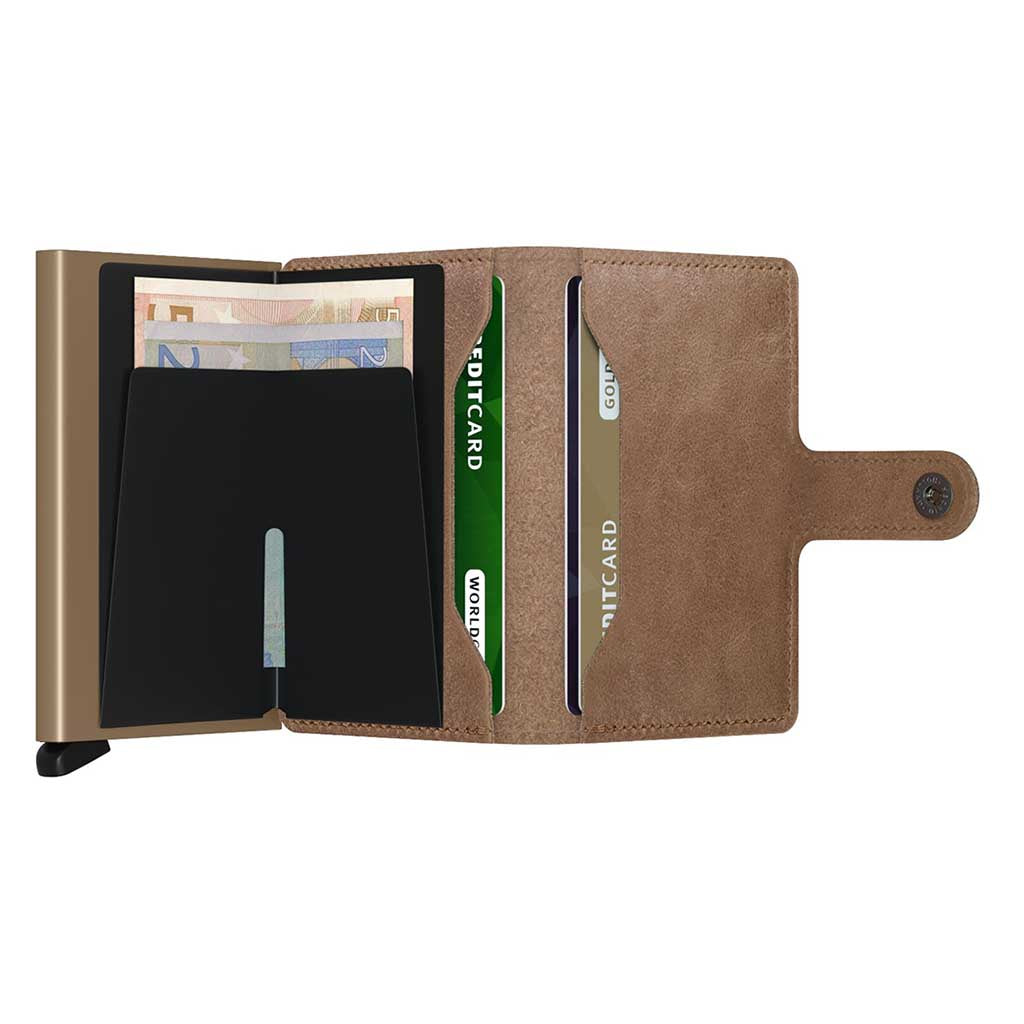 Miniwallet Vintage Secrid mv-taupe Wallets One Size / Taupe