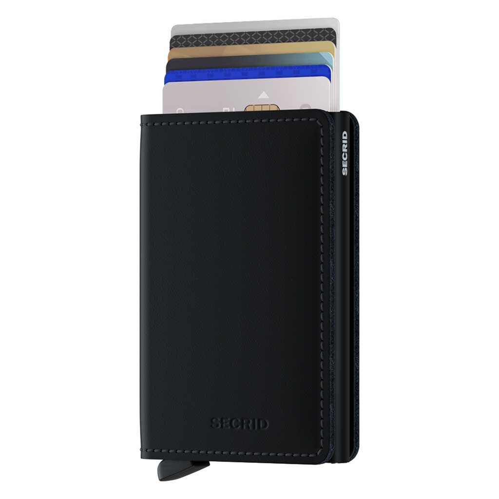 Slimwallet Matte Secrid sm-black Wallets One Size / Black