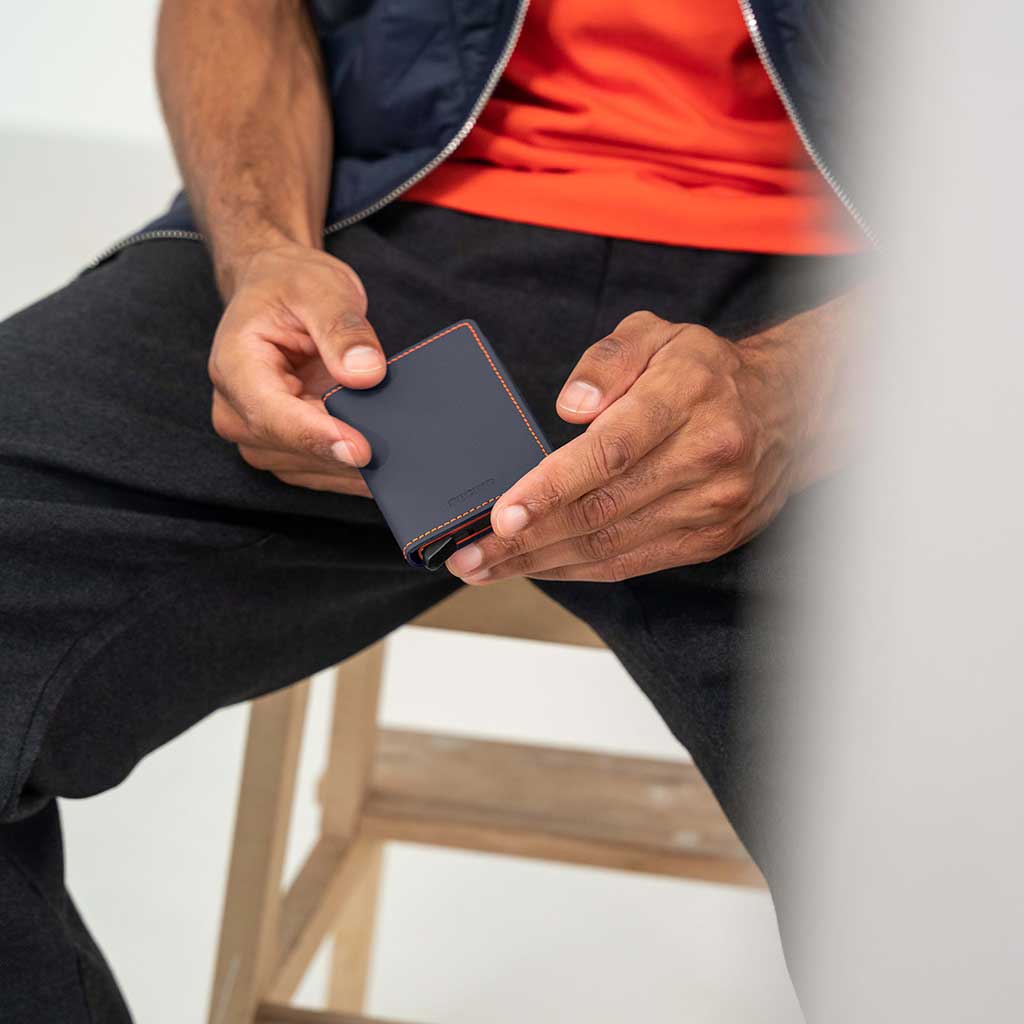 Slimwallet Matte Secrid sm-black Wallets One Size / Black