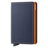 Slimwallet Matte Secrid sm-nightblue-orange Wallets One Size / Nightblue/Orange