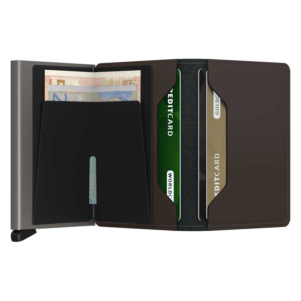 Slimwallet Matte Secrid sm-truffle Wallets One Size / Truffle