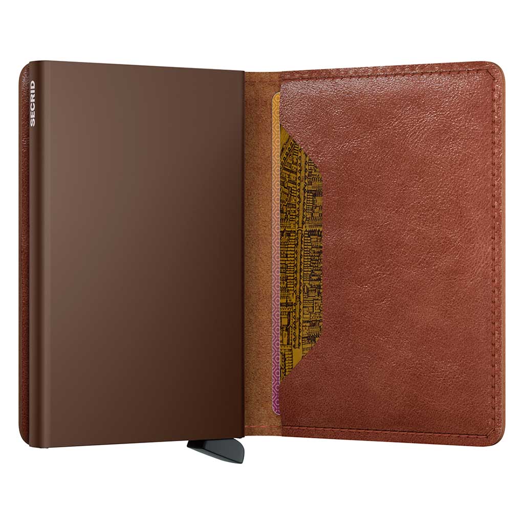 Slimwallet Vintage Secrid sv-cognac-brown Wallets One Size / Cognac/Brown