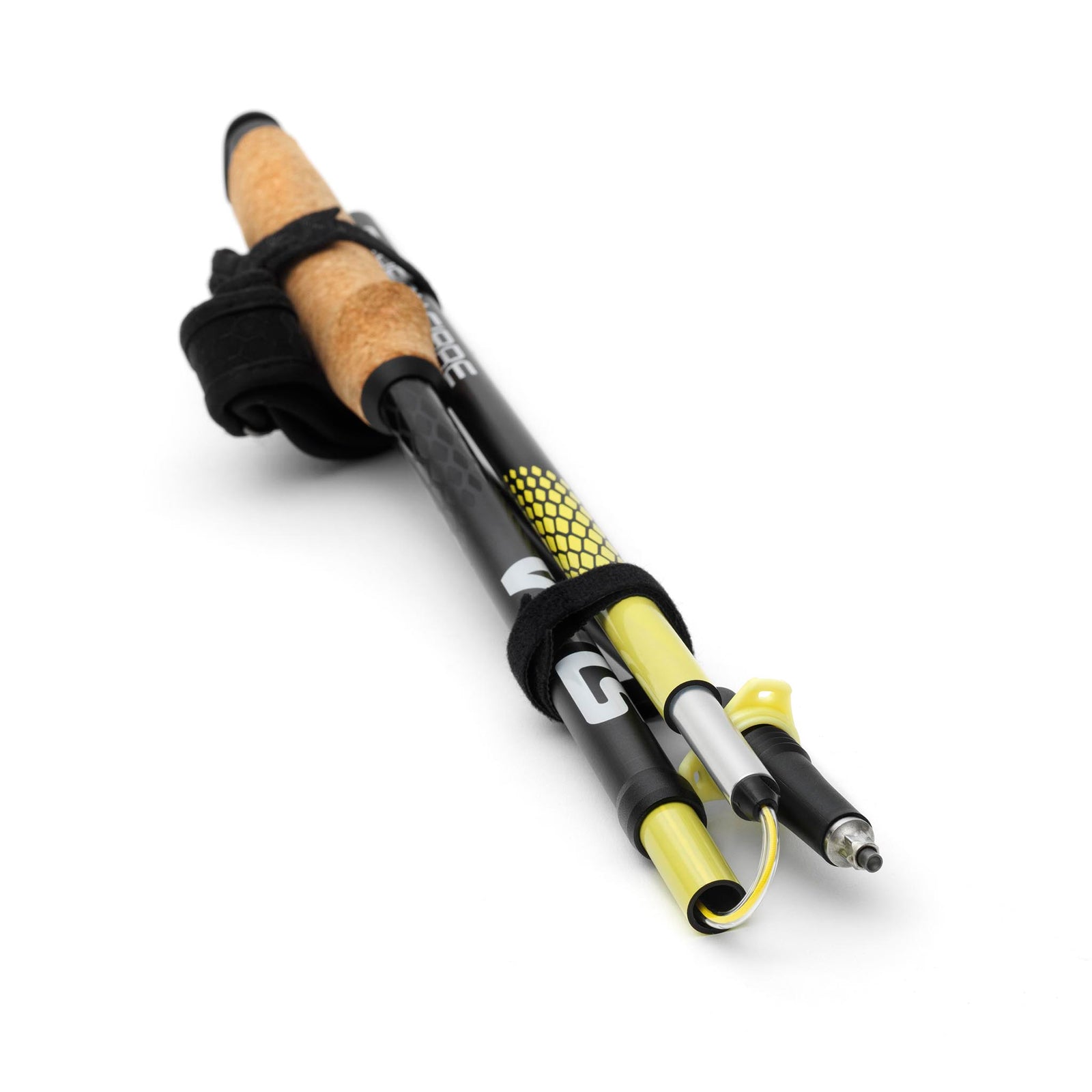 Running Poles Carbon Z | Fixed | 115cm Silva 38606 Walking Poles 115cm / Black/Yellow