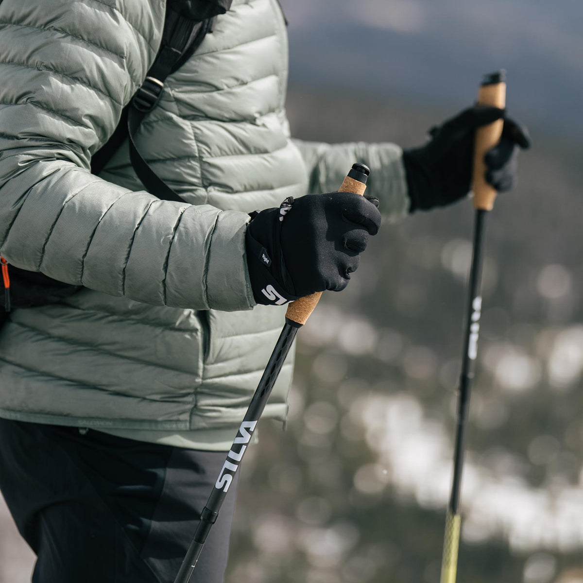 Running Poles Carbon Z | Fixed | 120cm Silva 38607 Walking Poles 120cm / Black/Yellow