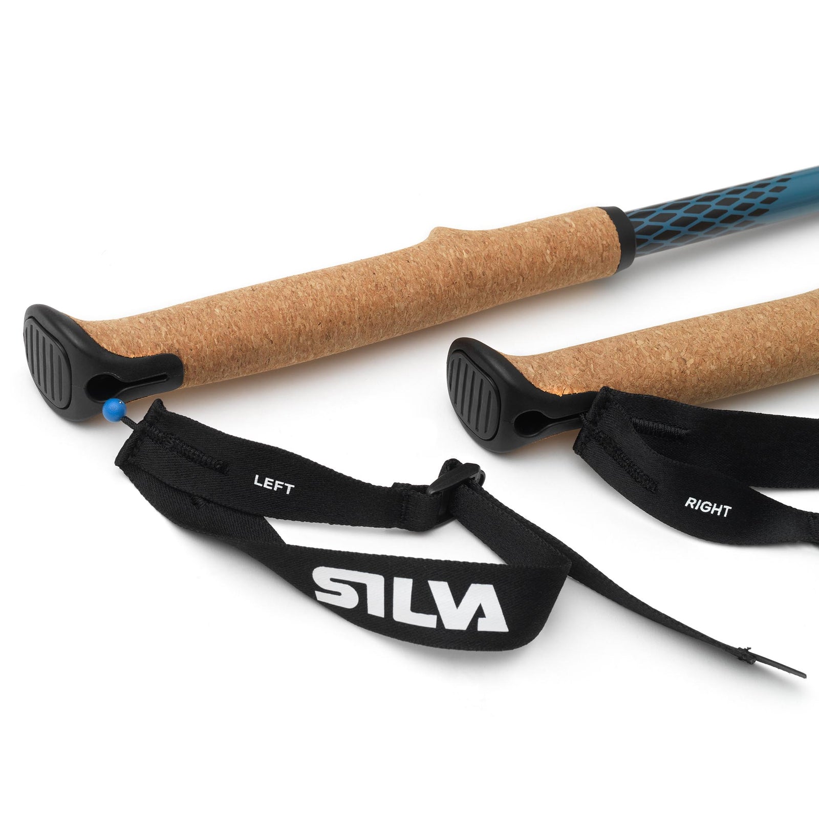 Trekking Poles Alu | 140cm Silva 38614 Walking Poles 140cm / Silver/Blue