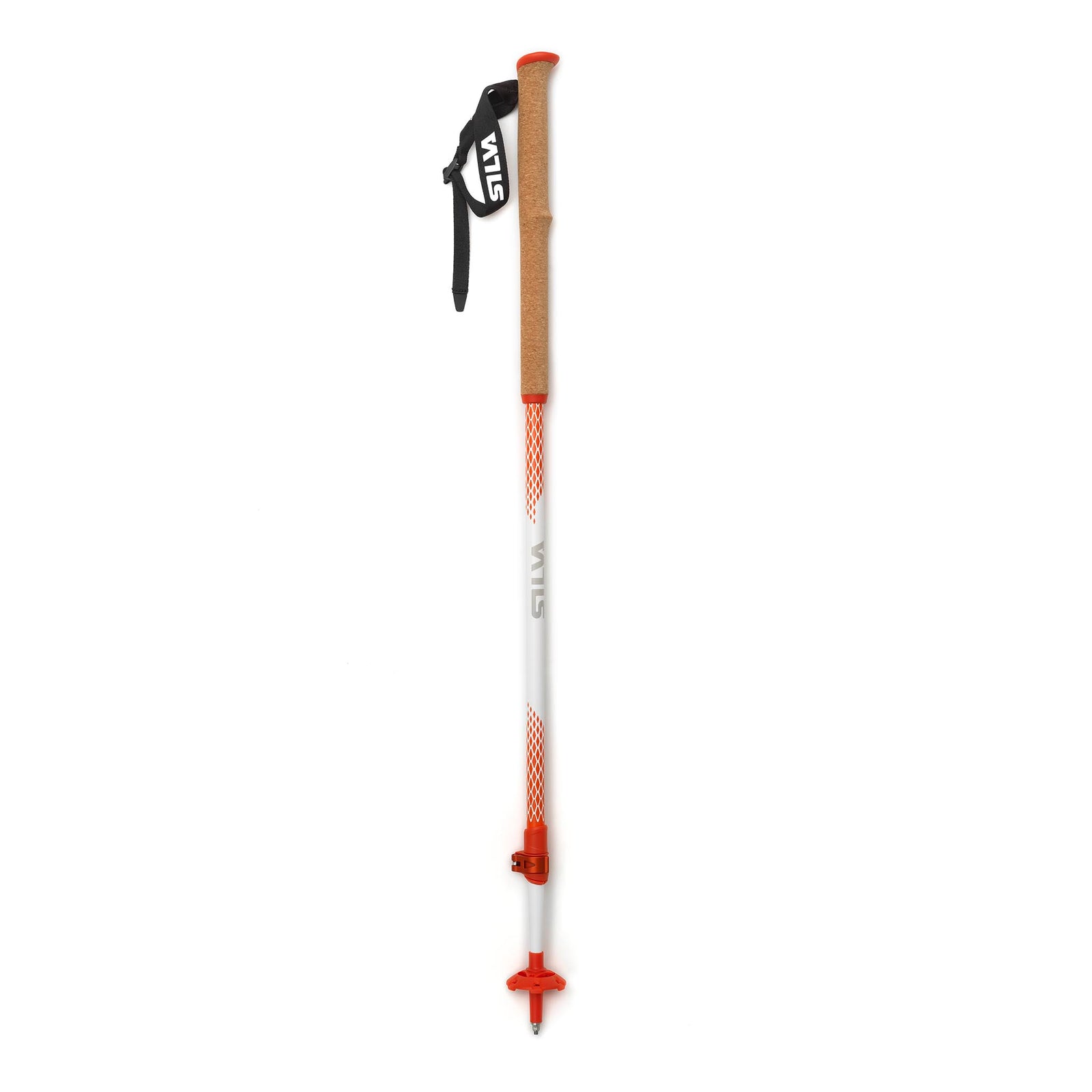 Trekking Poles Alu All Season | Alpine | Tele | 82-145cm Silva 38613 Walking Poles 82-145cm / White/Orange