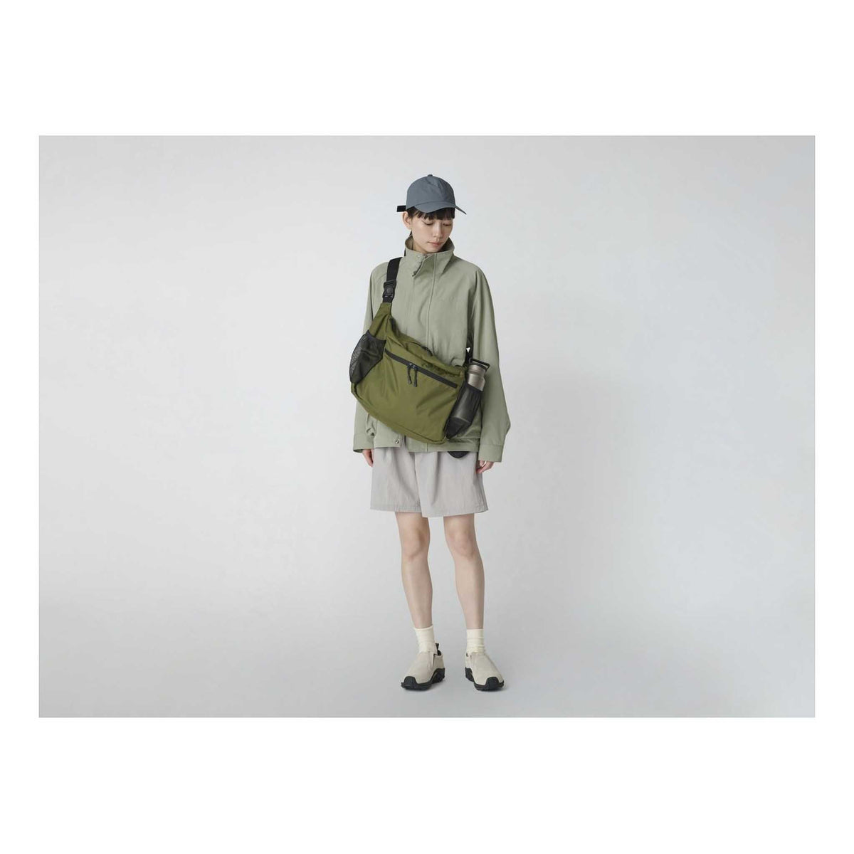 Everyday Use Middle Shoulder Bag Snow Peak AC-25SU40300012 Messenger Bags One Size / Grey