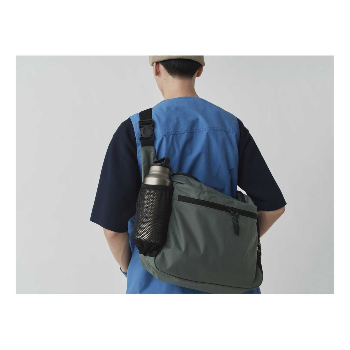Everyday Use Middle Shoulder Bag Snow Peak AC-25SU40300012 Messenger Bags One Size / Grey
