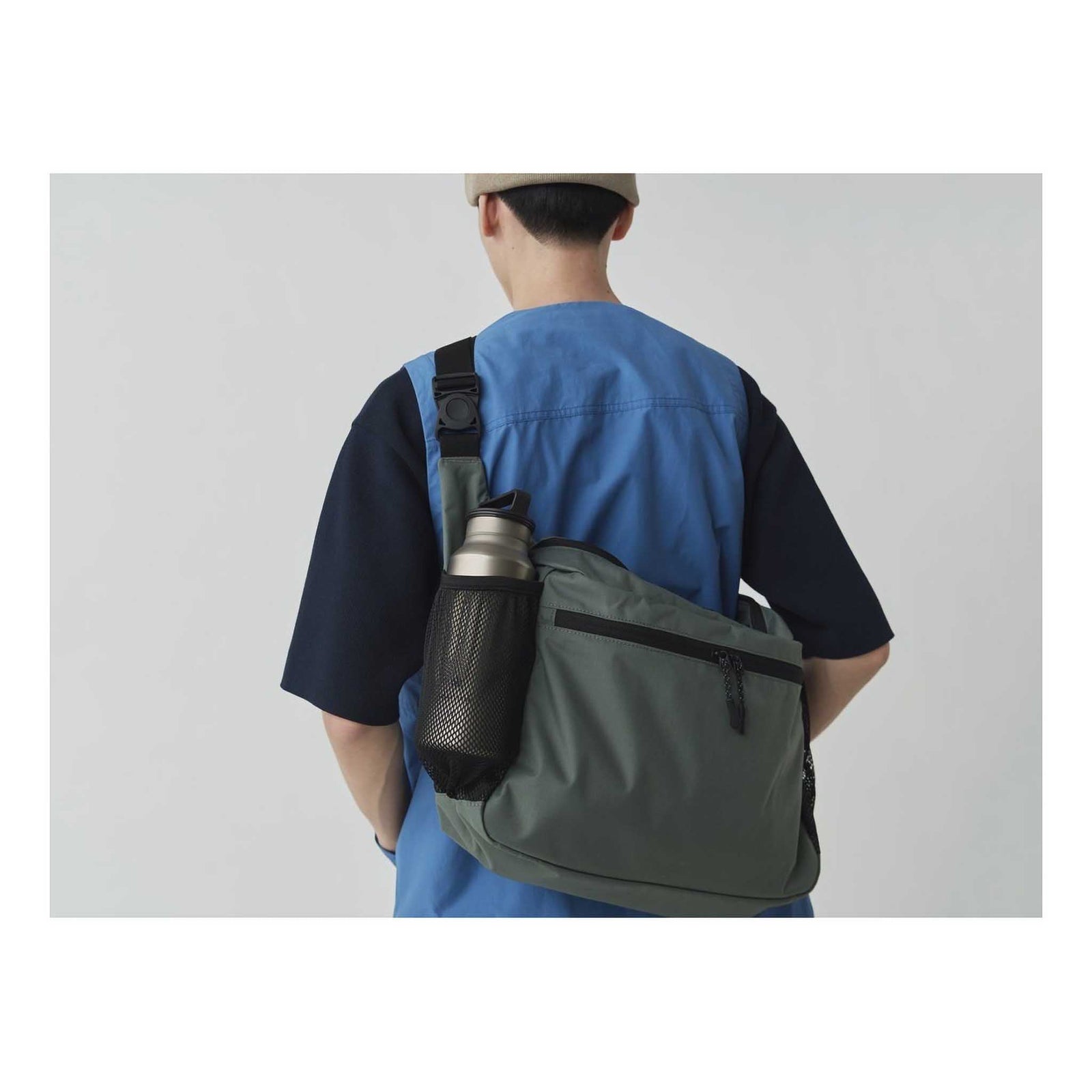 Everyday Use Middle Shoulder Bag Snow Peak AC-25SU40300012 Messenger Bags One Size / Grey