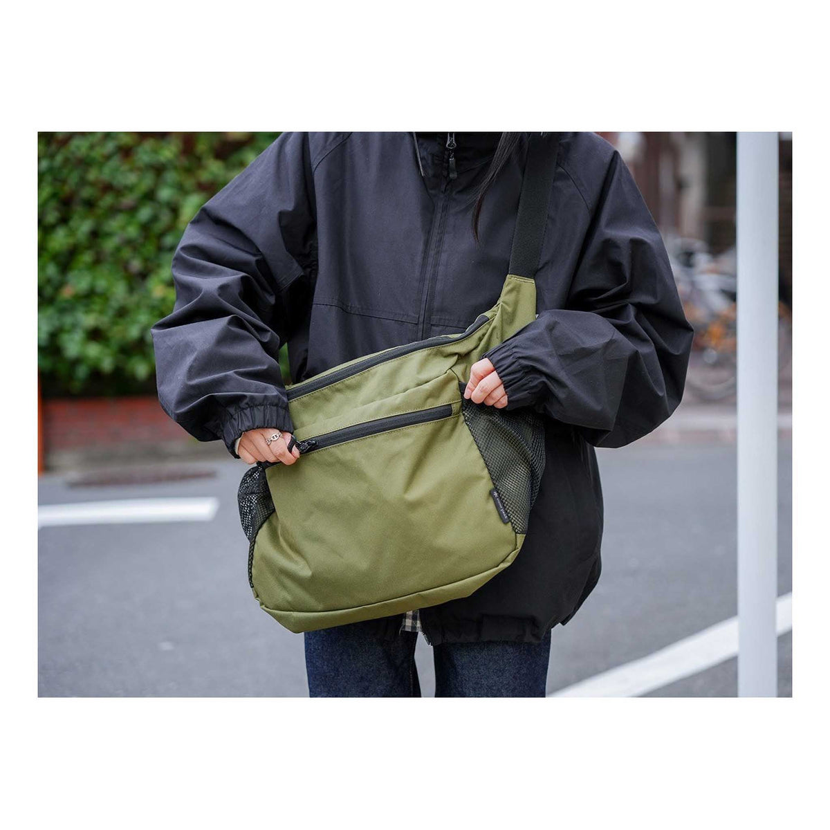 Everyday Use Middle Shoulder Bag Snow Peak AC-25SU40300012 Messenger Bags One Size / Grey
