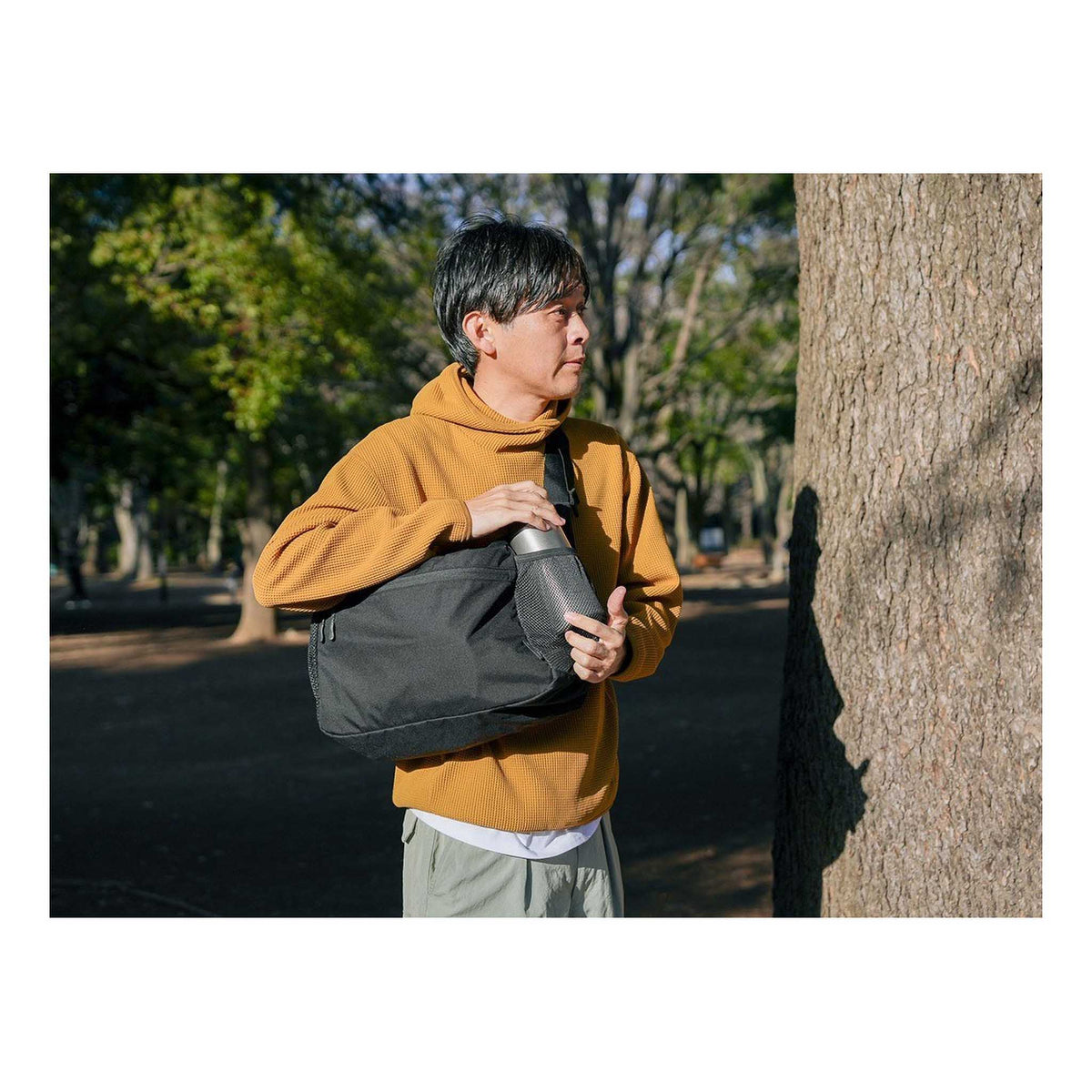 Everyday Use Middle Shoulder Bag Snow Peak AC-25SU40300066 Messenger Bags One Size / Olive