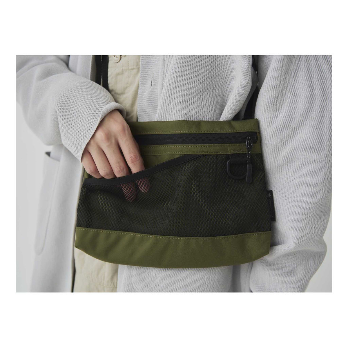 Everyday Use Sacoche Snow Peak AC-25SU40500019 Crossbody Bags One Size / Black