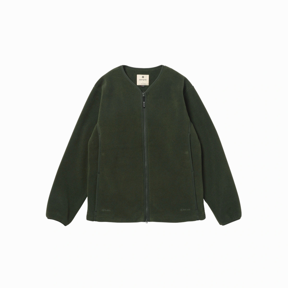 Water-Repellent Fleece Cardigan Snow Peak Unisex Cardigans