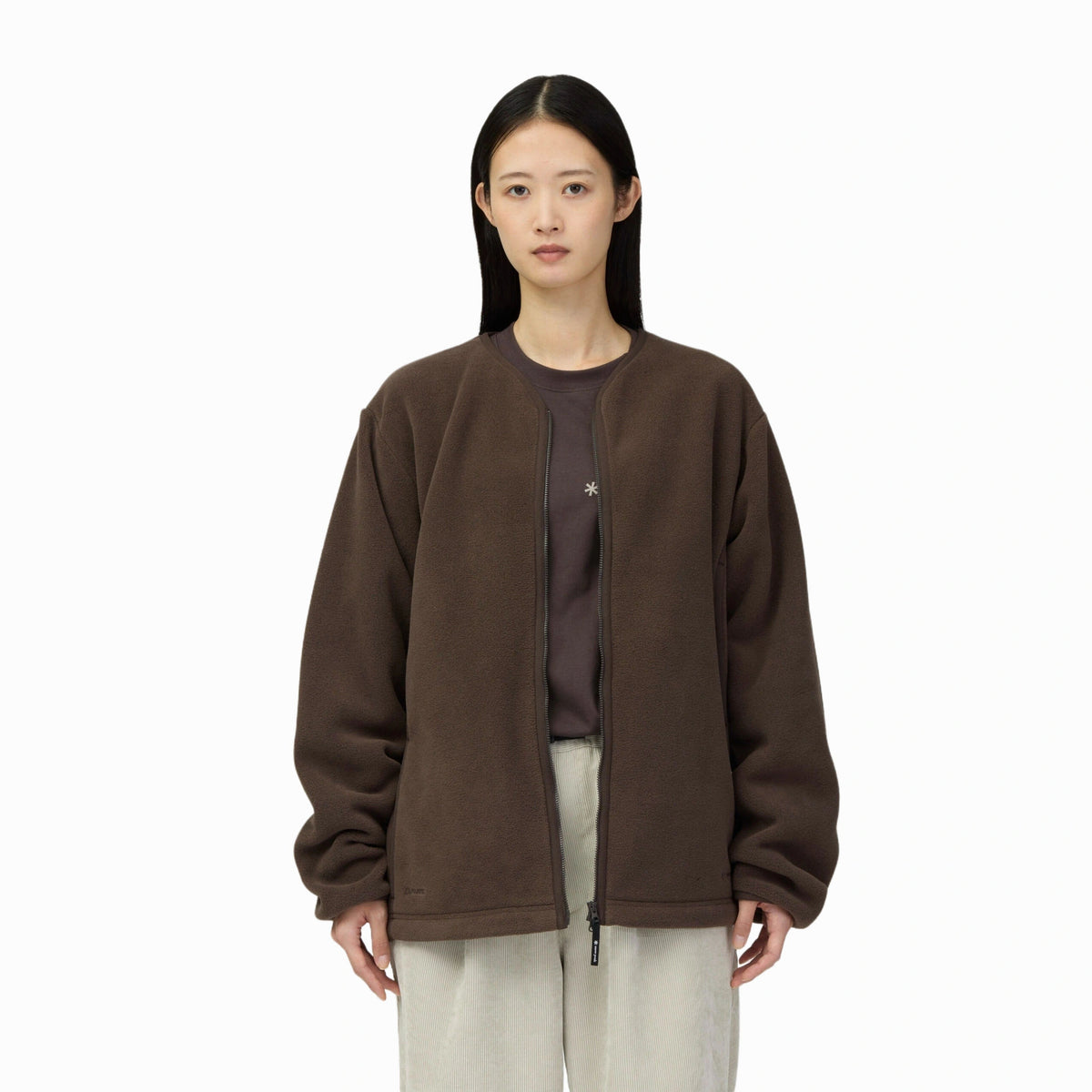 Water-Repellent Fleece Cardigan Snow Peak Unisex Cardigans