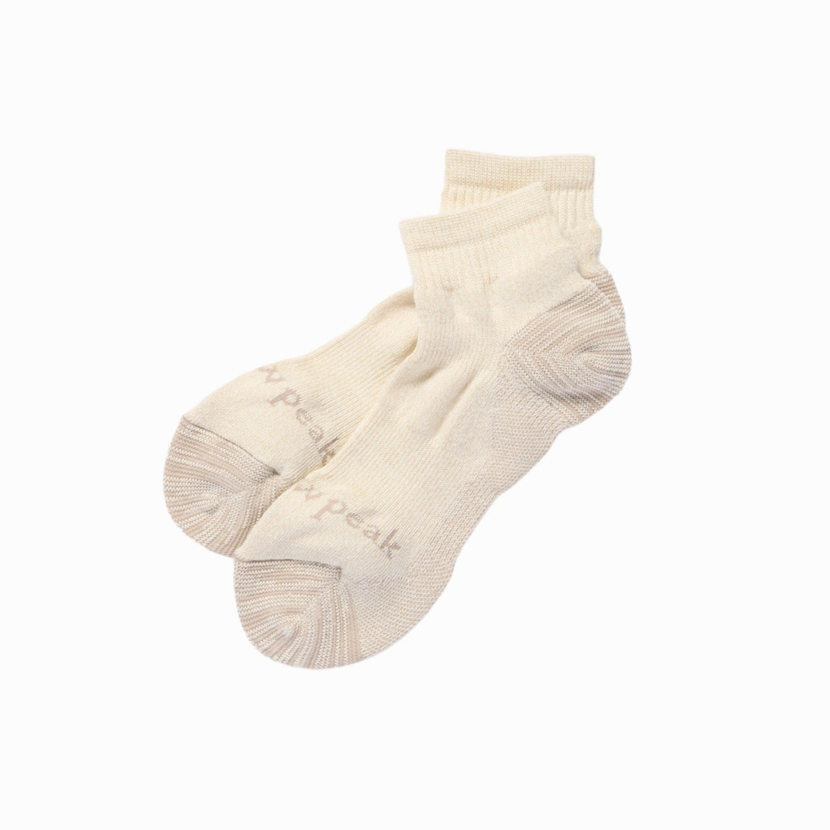 Wool Blend Ankle Socks Snow Peak 100261SO0203022 Unisex Socks M / Ivory