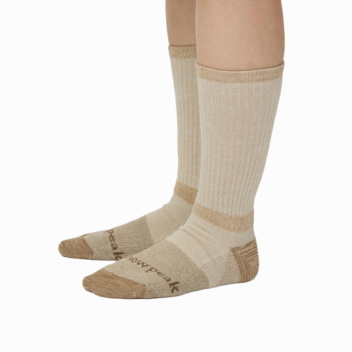 Wool Blend Multi Color Socks Snow Peak 100261SO0403022 Unisex Socks M / Ivory