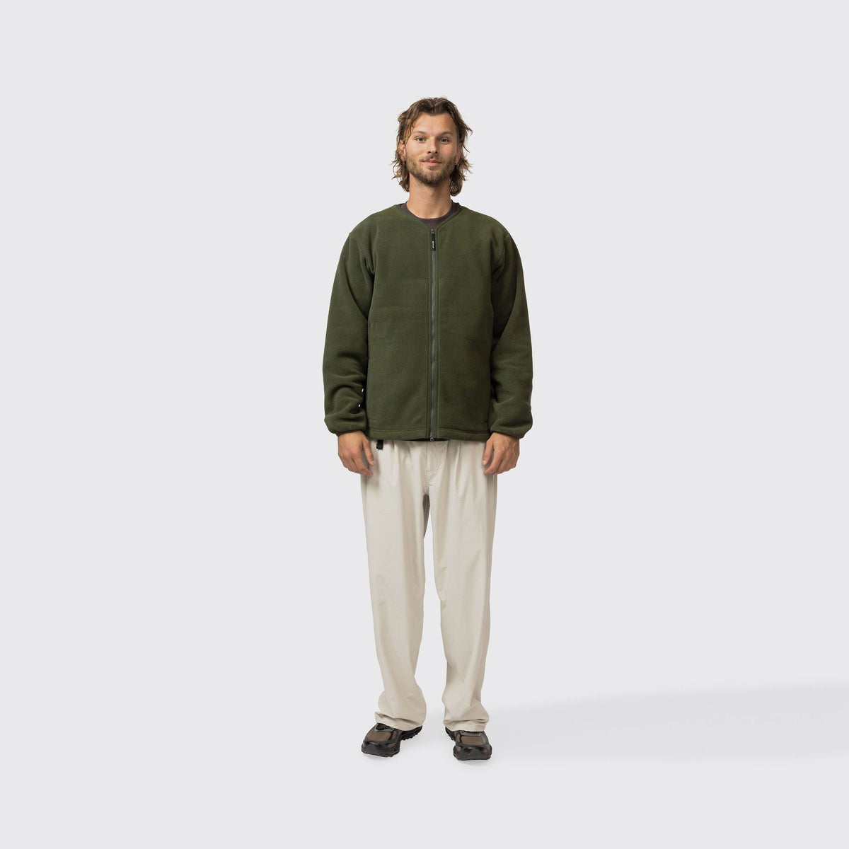 Water-Repellent Fleece Cardigan Snow Peak Unisex Cardigans