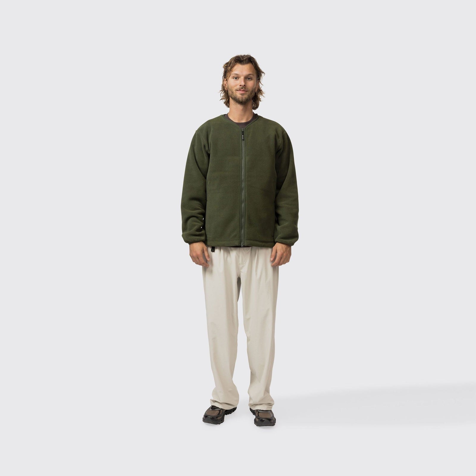 Water-Repellent Fleece Cardigan Snow Peak Unisex Cardigans