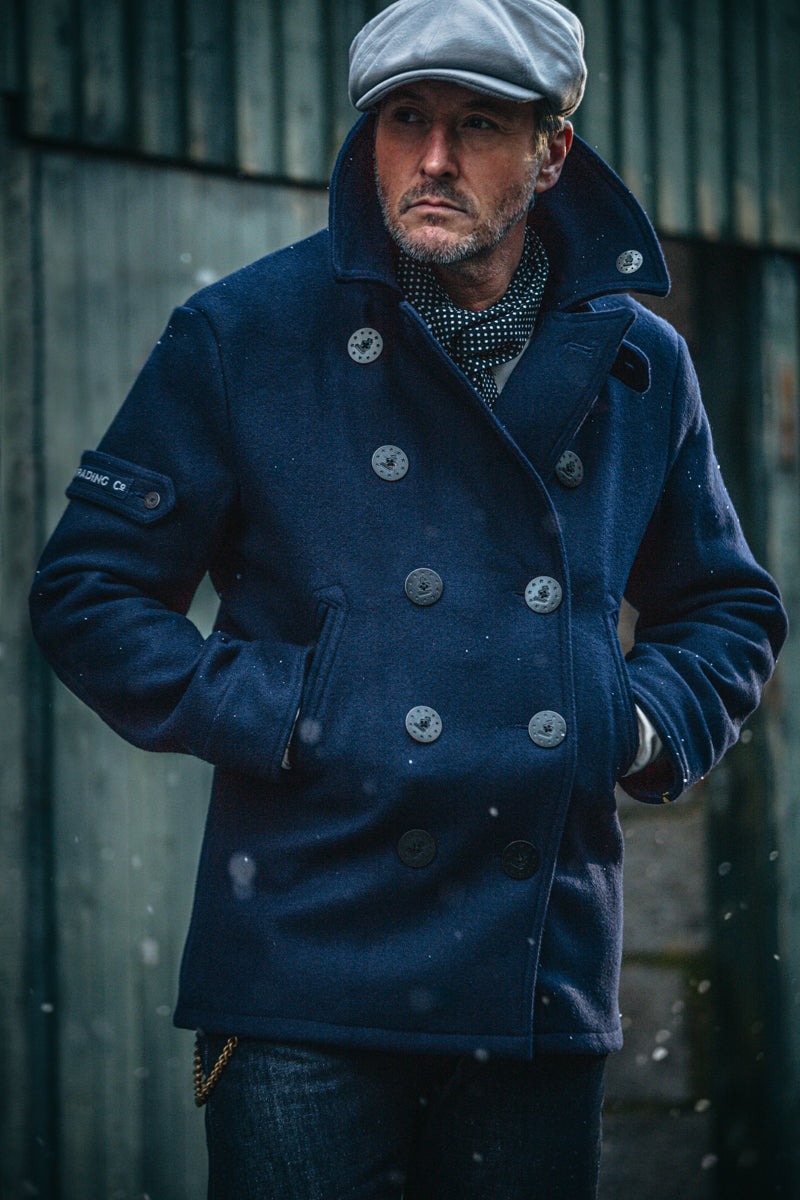 Boardwalk Peacoat &SONS Peacoat-1 Men's Peacoats Small / Navy