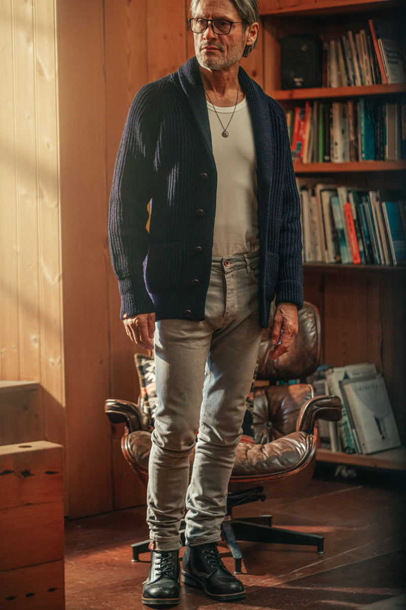 Pioneer British Wool Cardigan &SONS Men's Knitted Cardigans