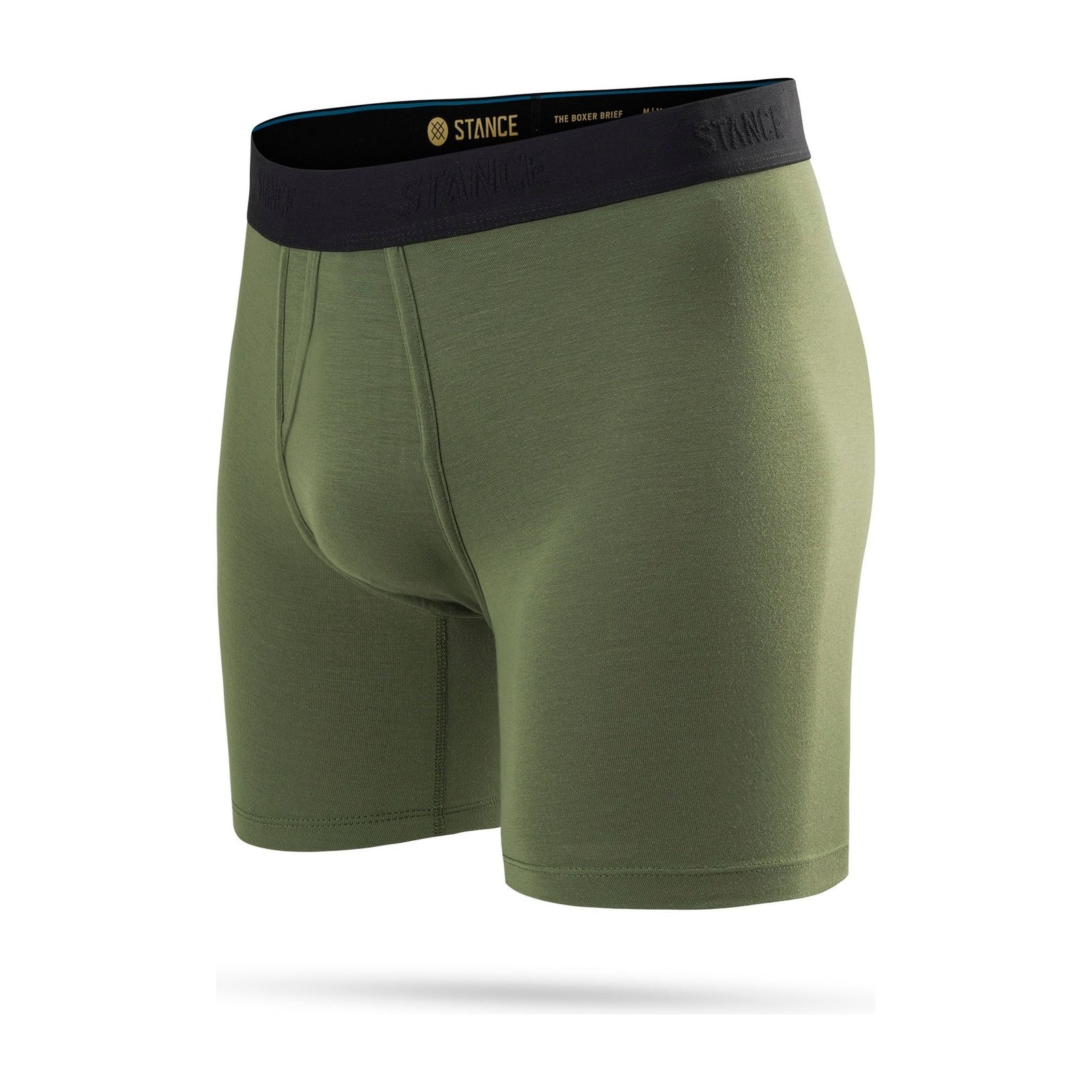 Green Boxer Brief Stance Men's Underwear