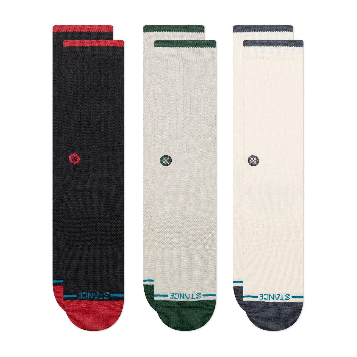 Toner Crew |  3 Pack Stance Men's Socks