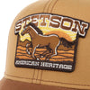 Baseball Cap | Mustang Stetson 7771106-67-OS Caps & Hats One Size / Brown/Beige