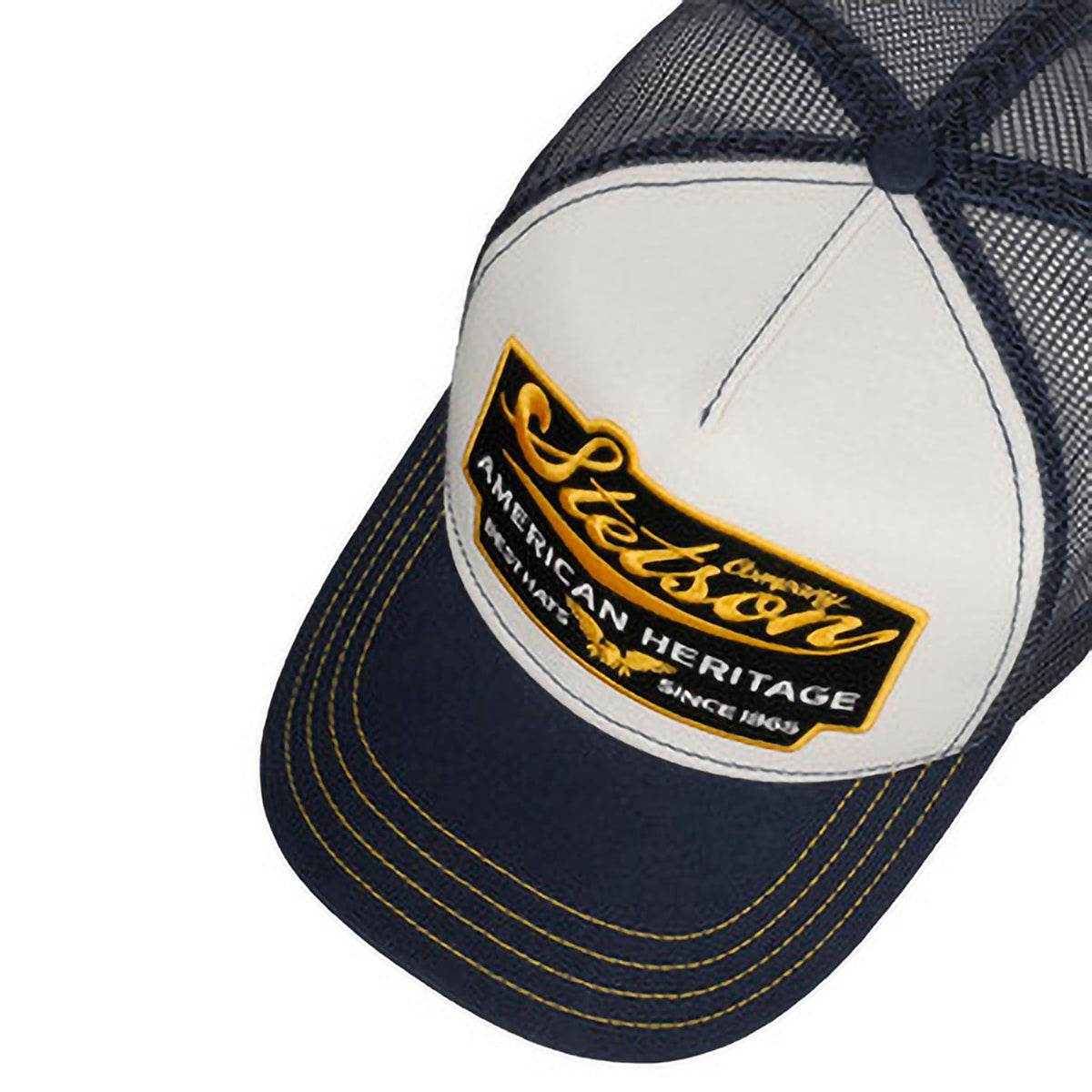 Trucker Cap | American Heritage Stetson 7751103-27-OS Caps & Hats One Size / Blue/White