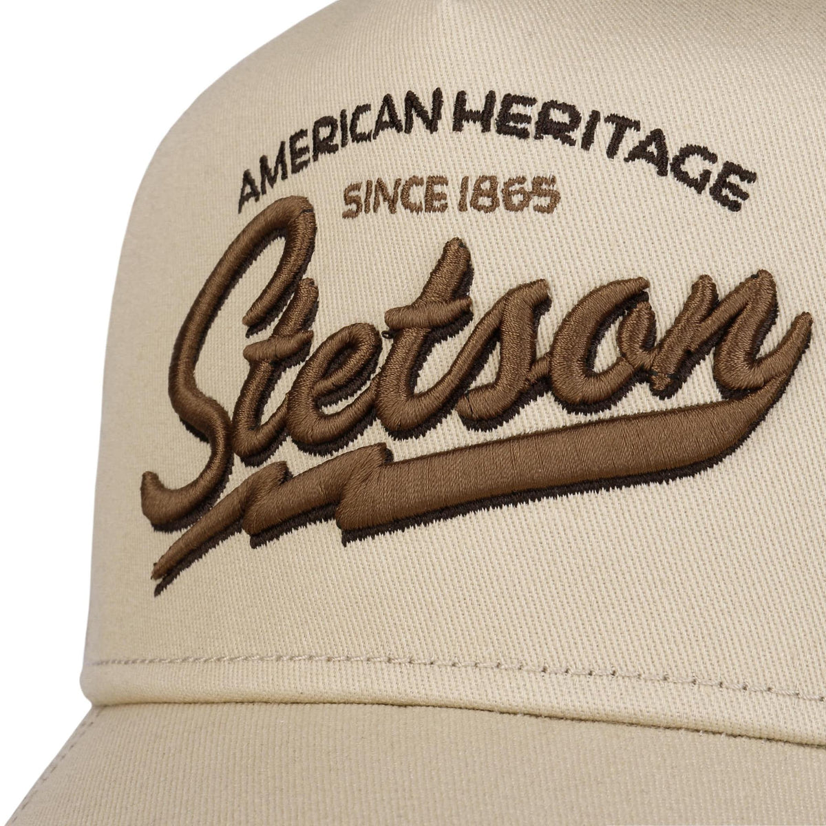 Trucker Cap | American Heritage Classic Stetson 7751171-76-OS Caps & Hats One Size / Beige