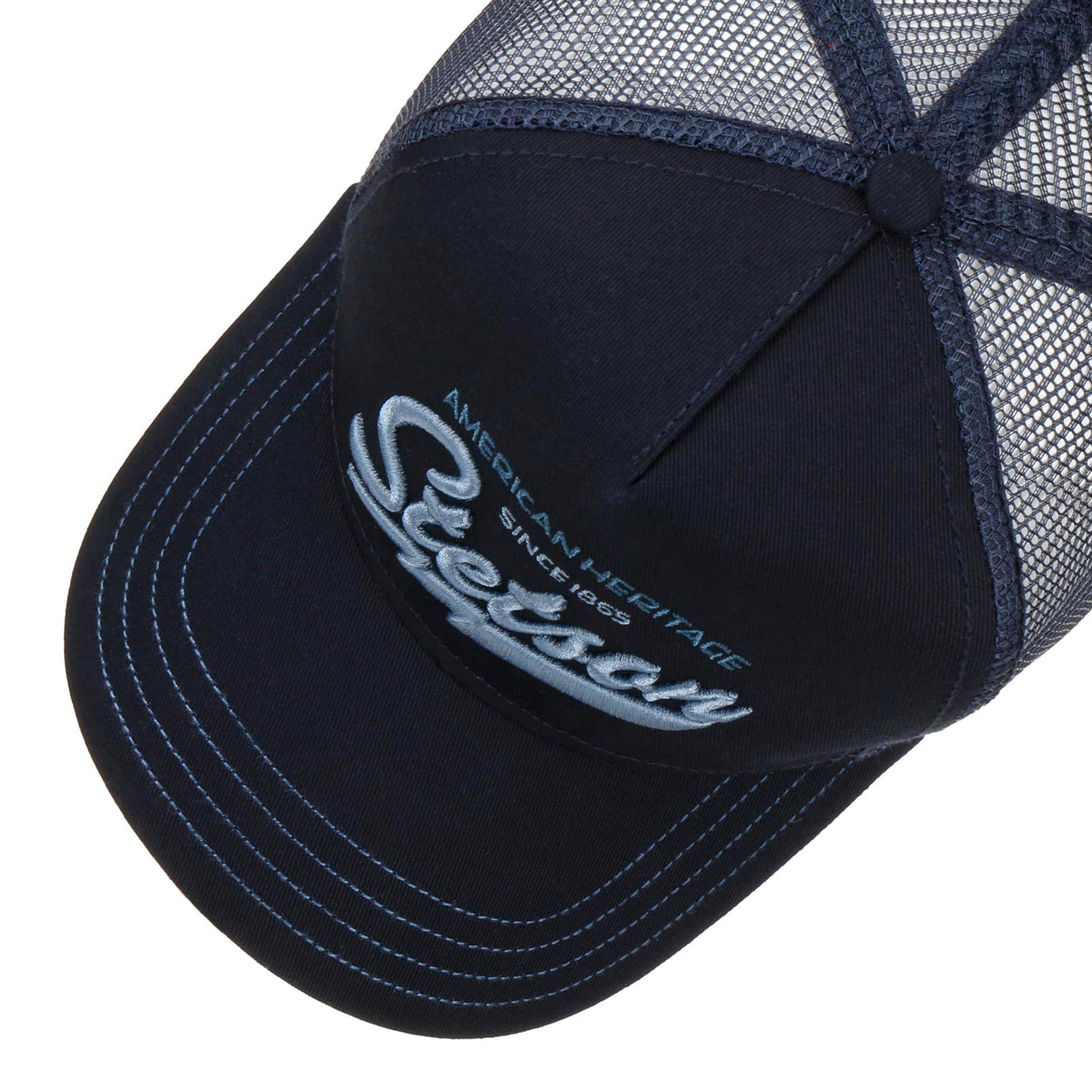 Trucker Cap | American Heritage Classic Stetson 7751171-2-OS Caps & Hats One Size / Navy