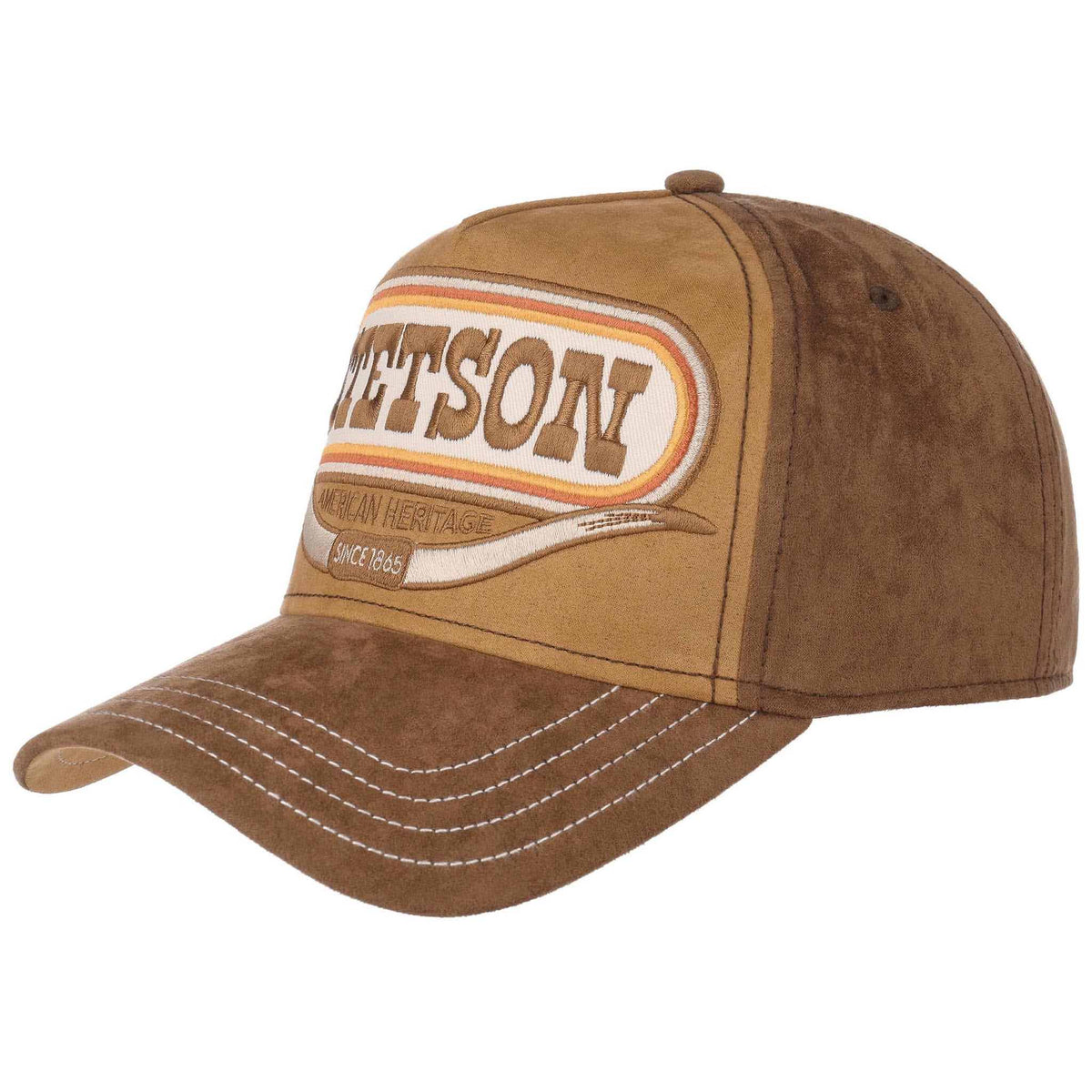 Trucker Cap | Buffalo Horn Stetson 7756101-76-OS Caps &amp; Hats One Size / Beige